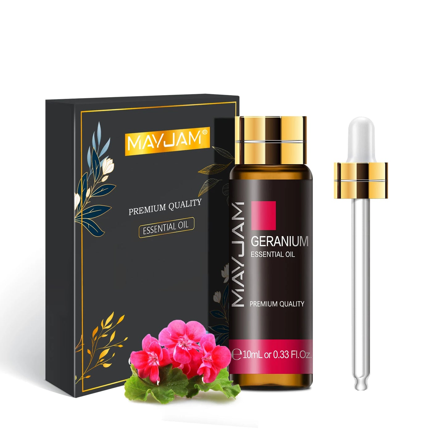 Huiles Essentielles Pures 10ml - Menthe Tea Tree Rose
