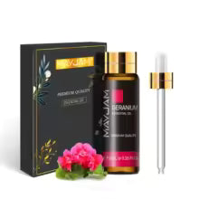 Set Huiles Essentielles 100% Pures 10ml – Menthe Poivrée, Tea Tree, Rose de Damas