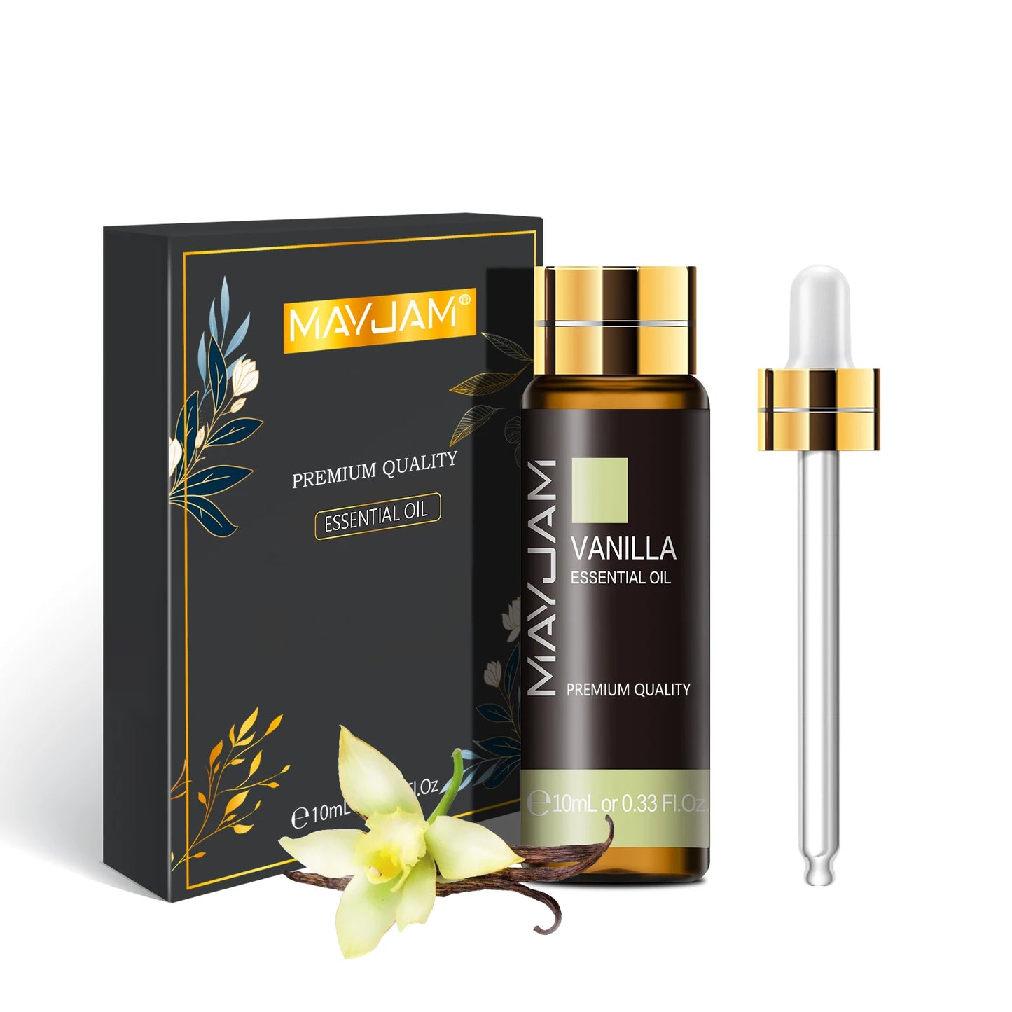Huiles Essentielles Pures 10ml - Menthe Tea Tree Rose