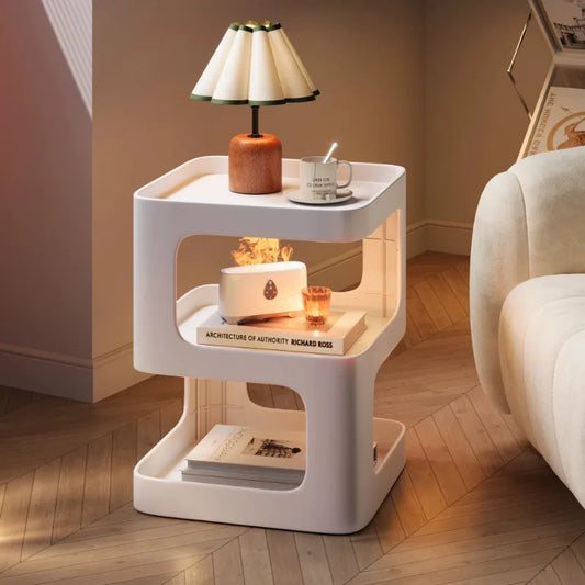 Table d'Appoint Moderne - Votre Compagnon Magique Multifonction