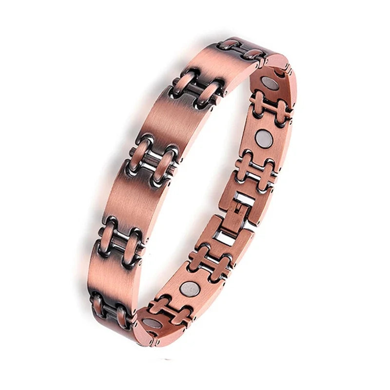 Bracelet Magnétique Titane Acier - Votre Armure Thérapeutique Masculine