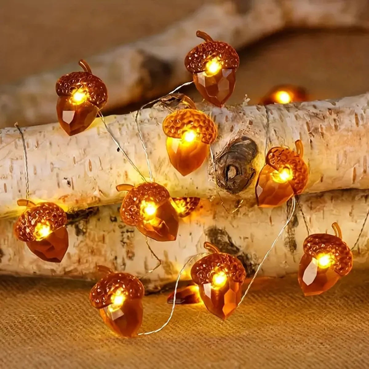 Guirlande LED Automne Noël - Florale Festive 2M