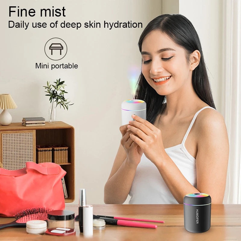 Mini Humidificateur USB 180ml - Votre Compagnon Magique Portable