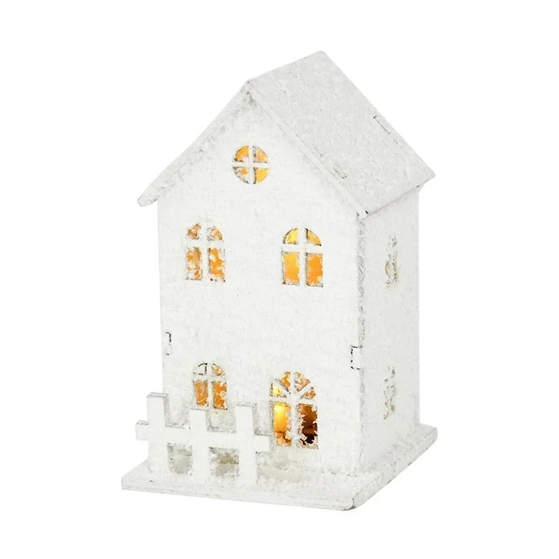 Maison de Noël LED en Bois - Votre Village Magique Lumineux