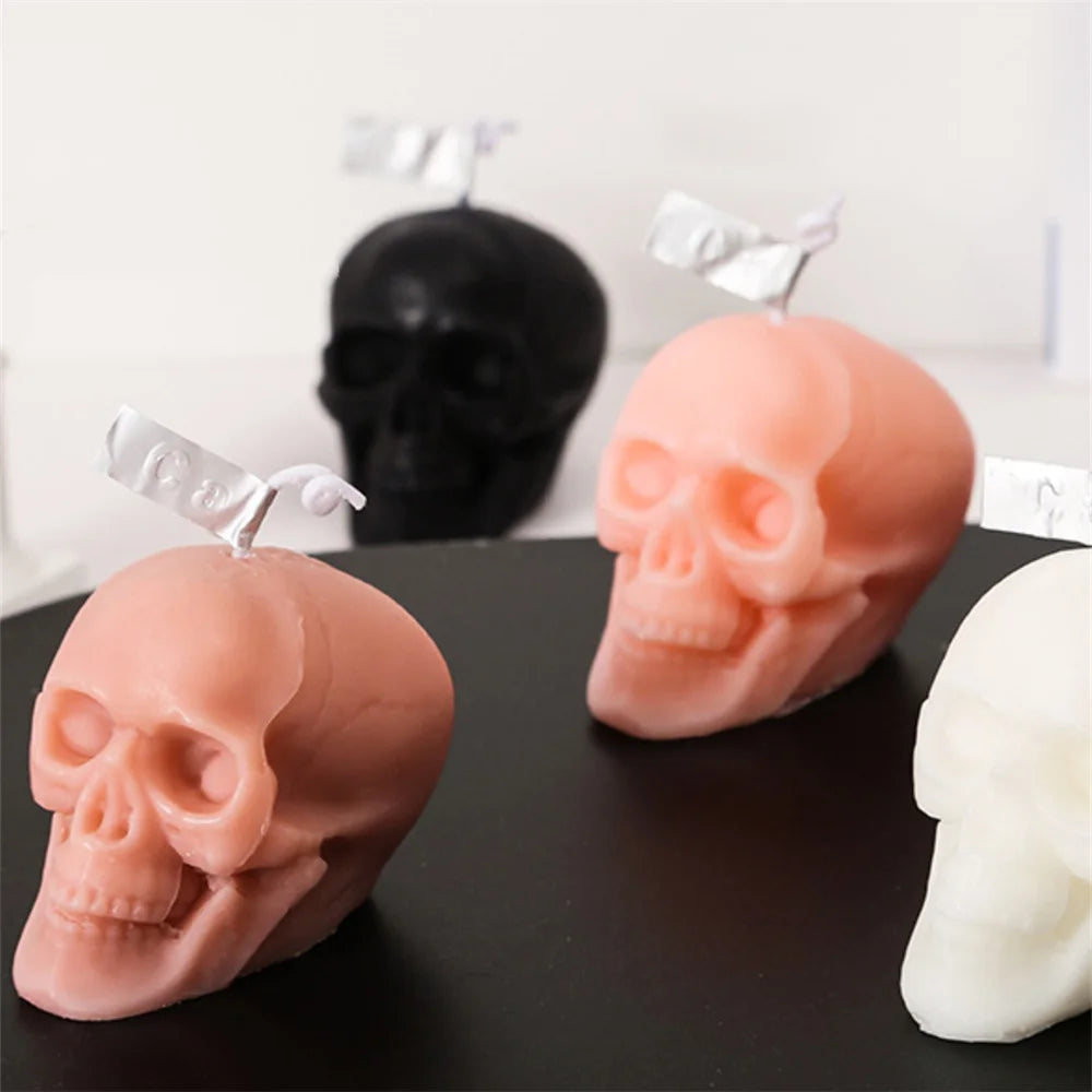Bougie Squelette Halloween Parfumée - Votre Gardien des Ténèbres