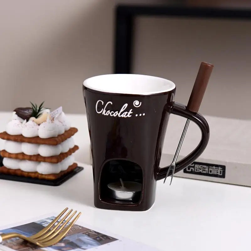 Tasse Fondue Chocolat 130ml - Votre Rituel Gourmand Magique