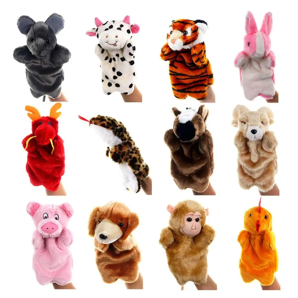 Éducation bébé – marionnette à main animaux en peluche pour enfants dès 1 an