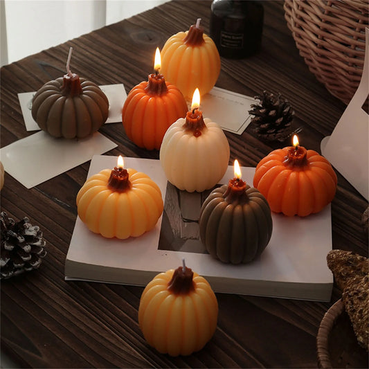 Bougie Citrouille Halloween Parfumée - L'Icône Magique de Vos Fêtes