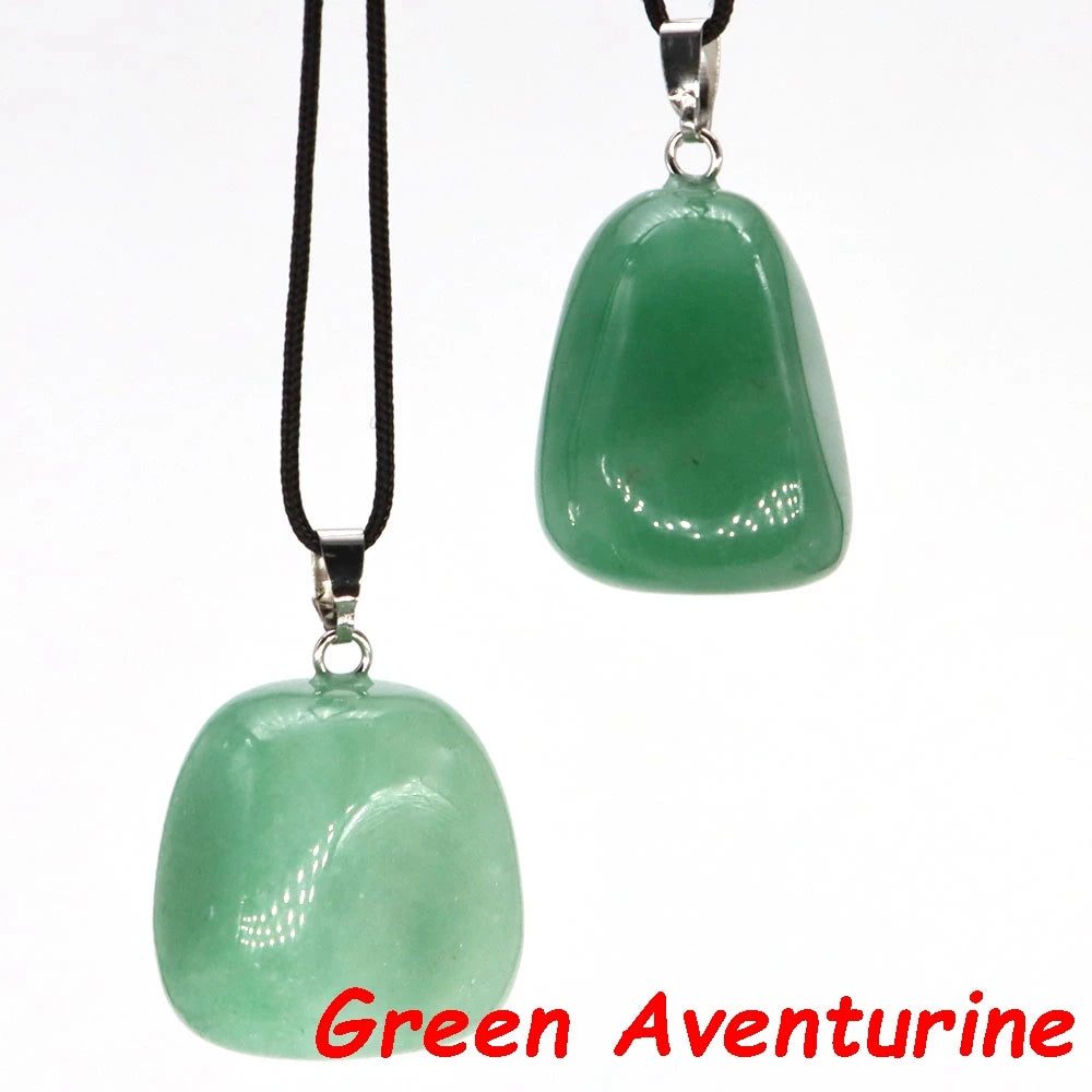 Pendentif Pierre Naturelle Reiki 30mm - Quartz Rose Aventurine