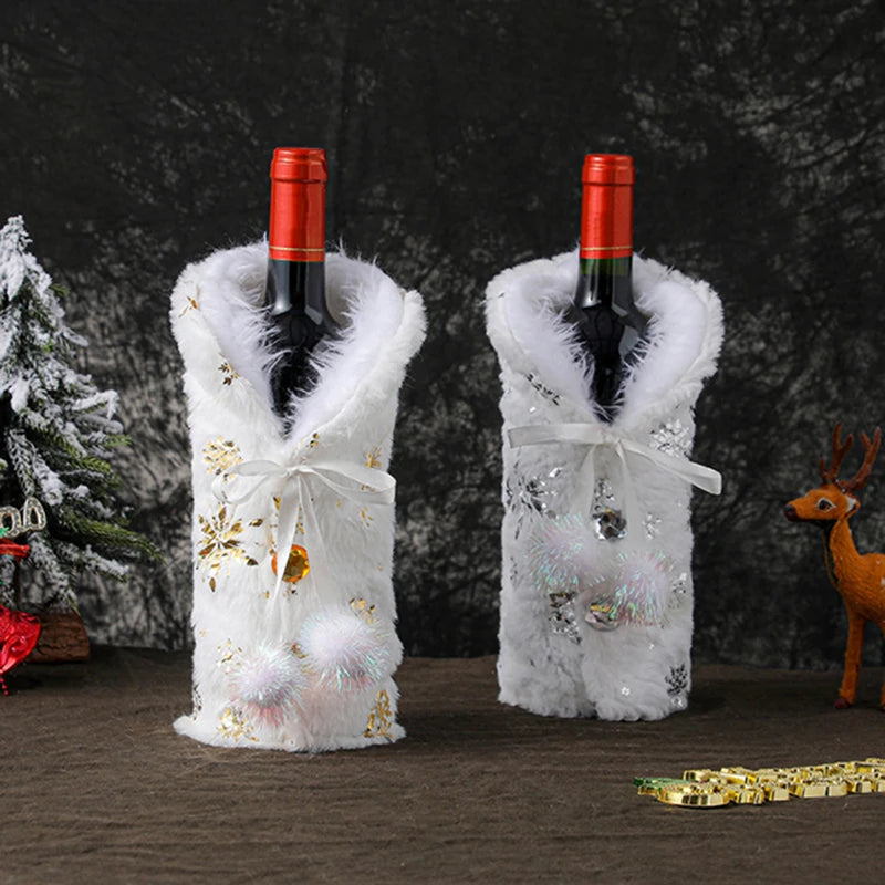 Sac Couverture Bouteille Vin Noël - Votre Père Noël Magique Cadeau