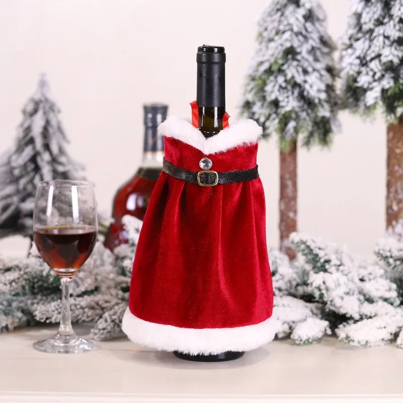 Couverture Bouteille Vin Noël 2025 - Votre Habillage Magique Festif