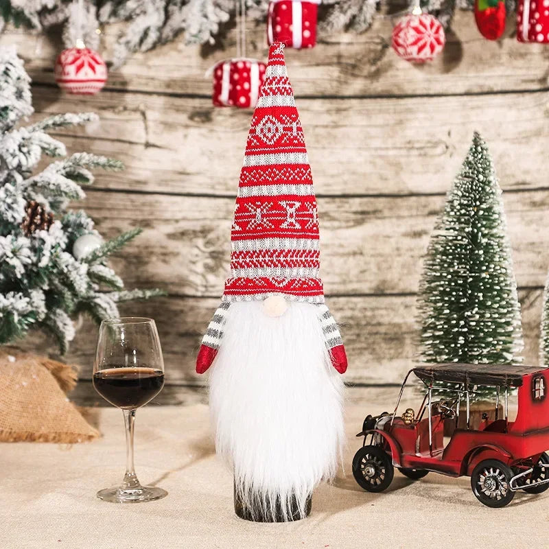 Couverture Bouteille Vin Noël 2025 - Votre Habillage Magique Festif