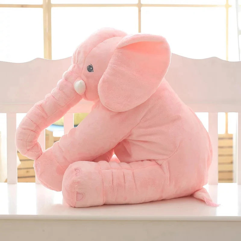 Éléphant Géant Peluche 60cm - Oreiller Câlin XXL Enfant