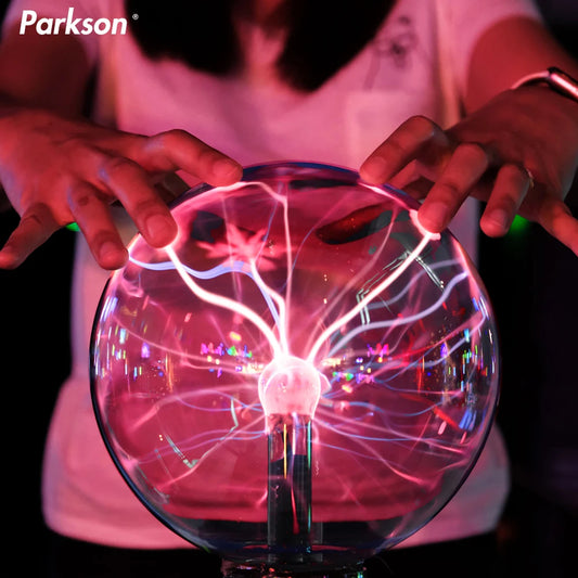 Boule de Plasma Cristal Magique LED - Veilleuse Enfant 3-8 Pouces