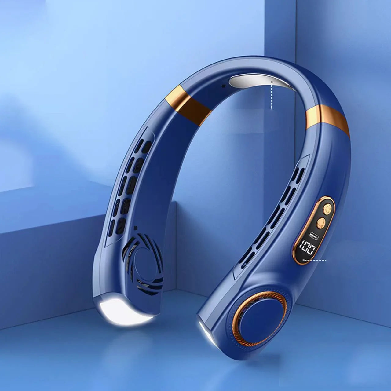 Ventilateur Cou Portable LED - Batterie 4000mAh USB