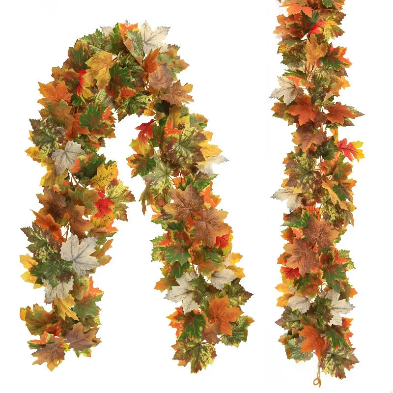 Feuilles Érable Artificielles - Décoration Murale Automne Halloween