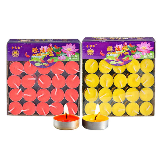 Chauffe-Plats Parfumés Sans Fumée - Set 100 Pièces Fêtes