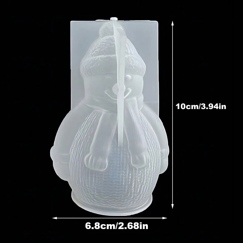 Moule Silicone Bonhomme de Neige - Votre Atelier Magique de Noël