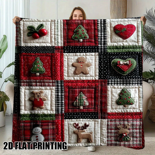 Couverture Noël Douce 100x150cm - Votre Cocon Magique Père Noël