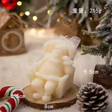 Bougies Parfumées Sapin de Noël – Forêt Enchantée à Domicile