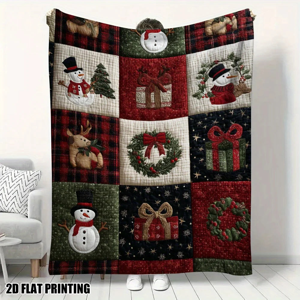 Couverture Noël Douce 100x150cm - Votre Cocon Magique Père Noël