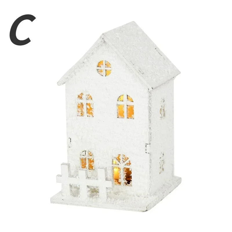 Maison de Noël LED en Bois - Votre Village Magique Lumineux