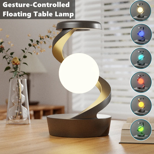 Lampe Flottante LED + Chargeur Sans Fil 15W - RGB Rotative