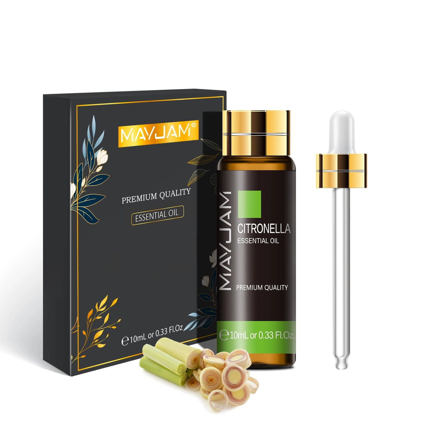 Huiles Essentielles Pures 10ml - Menthe Tea Tree Rose