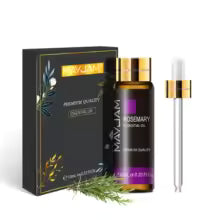 Set Huiles Essentielles 100% Pures 10ml – Menthe Poivrée, Tea Tree, Rose de Damas