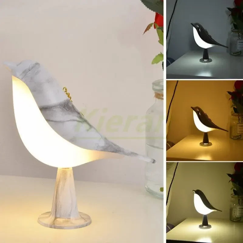Lampe LED nordique moderne – lampe de bureau, chevet et décoration tactile avec fonction aromathérapie