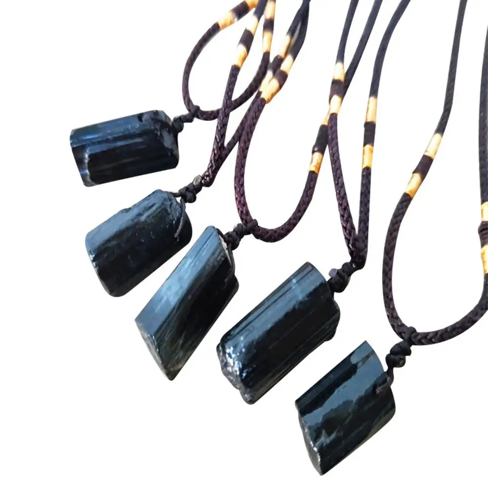 Collier Pendentif Labradorite Naturelle 30mm - Bijou Lithothérapie