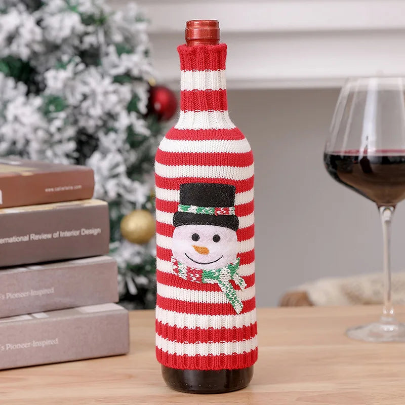 Couverture Bouteille Vin Noël 2025 - Votre Habillage Magique Festif