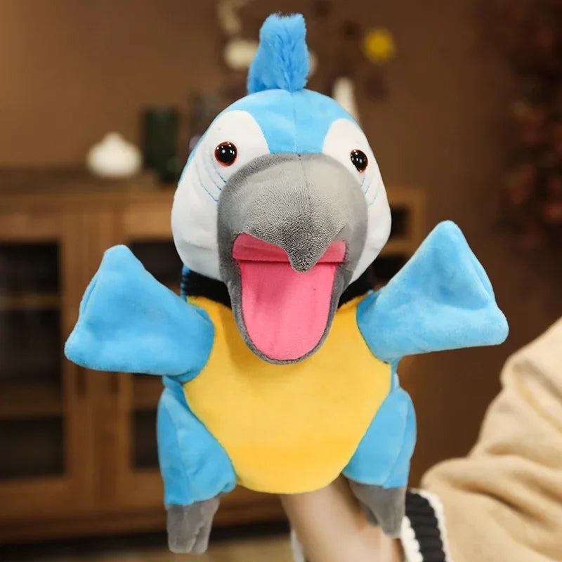 Jouet éducatif en peluche – marionnette à doigt animaux pour enfants dès 1 an