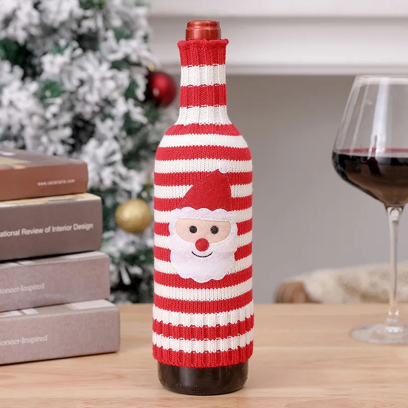 Couverture Bouteille Vin Noël 2025 - Votre Habillage Magique Festif