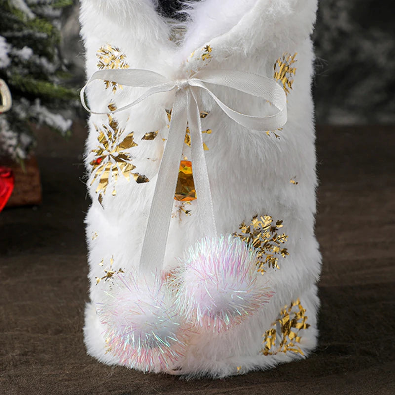 Sac Couverture Bouteille Vin Noël - Votre Père Noël Magique Cadeau