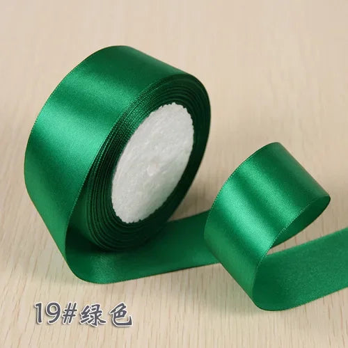 Ruban Satin Soie Sécurisé - 25 Yards Décoration Noël Mariage