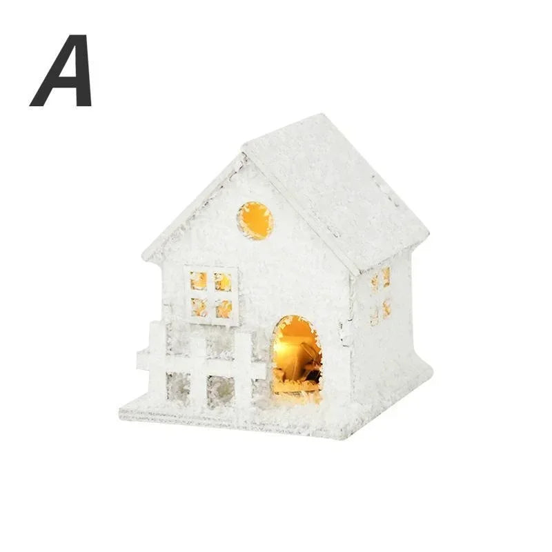 Maison de Noël LED en Bois - Votre Village Magique Lumineux