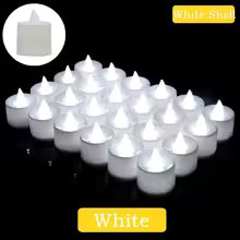Bougies LED Colorées à Pile – Ambiance Magique Sans Flamme