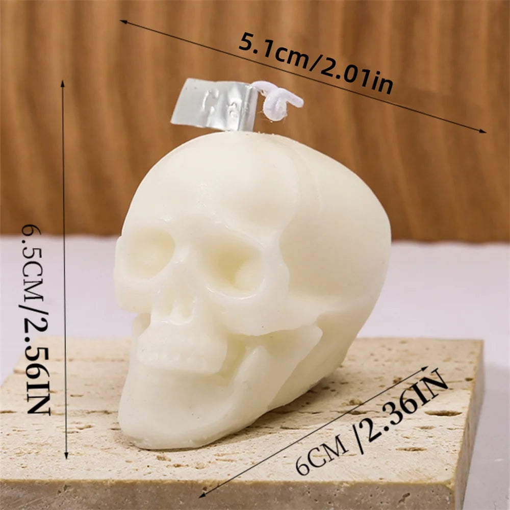 Bougie Squelette Halloween Parfumée - Votre Gardien des Ténèbres