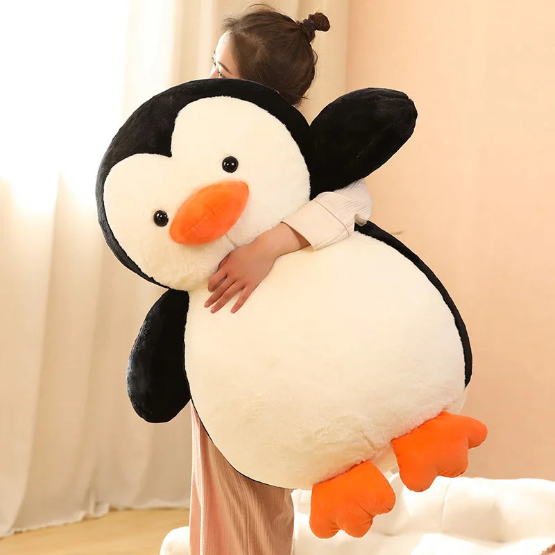 Pingouin Peluche Géante 50cm - Oreiller Câlin Enfant