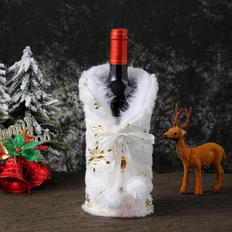 Sac Couverture Bouteille Vin Noël - Votre Père Noël Magique Cadeau