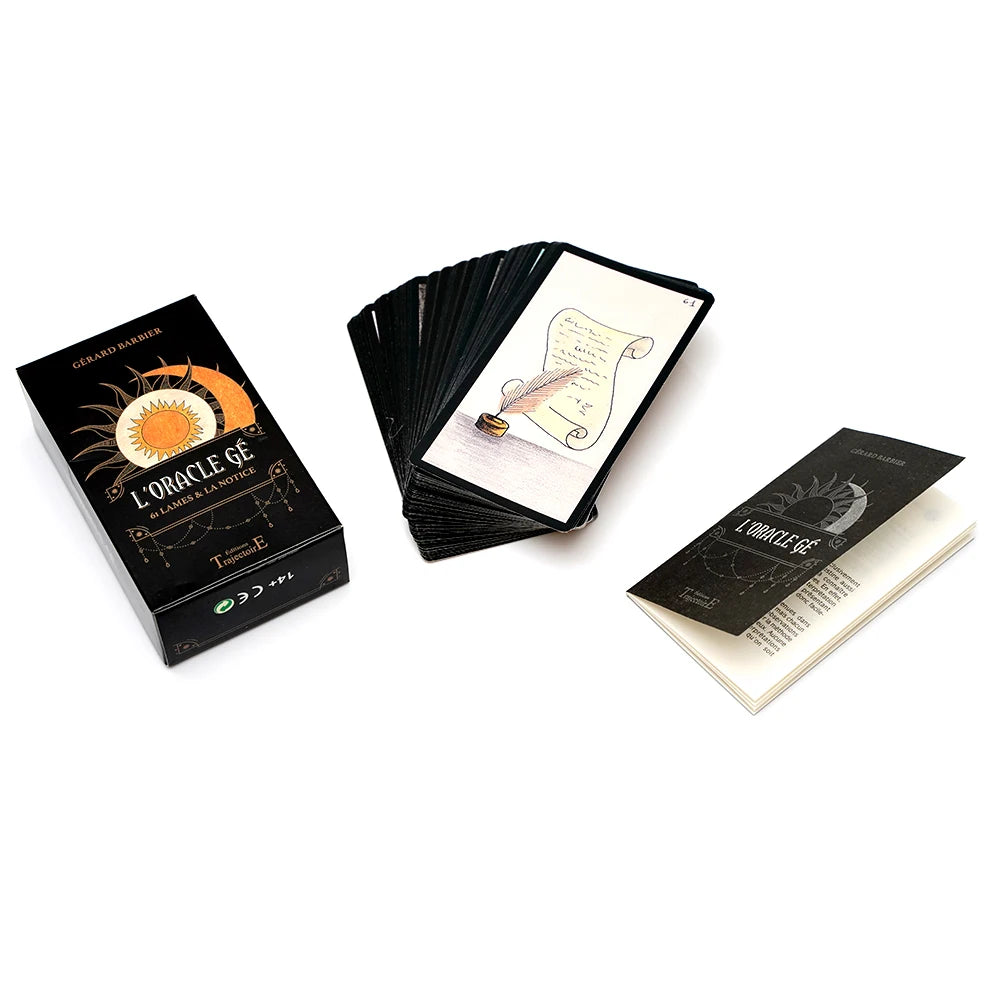 Oracle Gé – Jeu divinatoire français avec 61 cartes et notice explicative