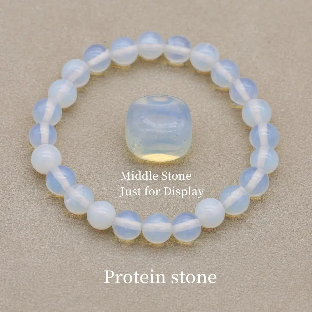 Bracelet Apatite Pierre Naturelle 8mm - Lithothérapie Unisexe
