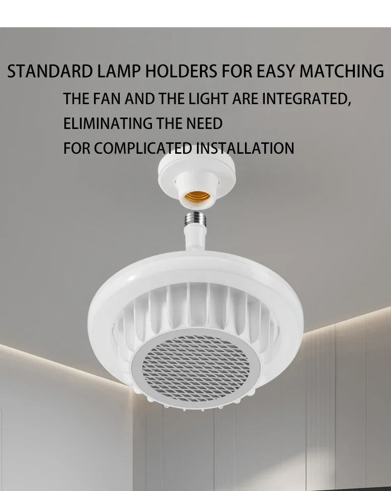 Lampe Chauffante Ventilateur 3-en-1 - Télécommande Incluse