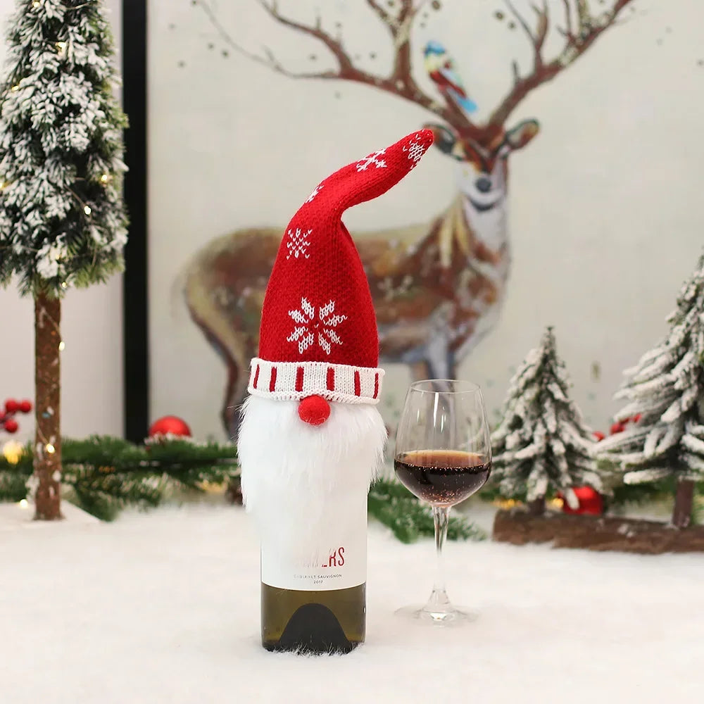 Couverture Bouteille Vin Noël 2025 - Votre Habillage Magique Festif