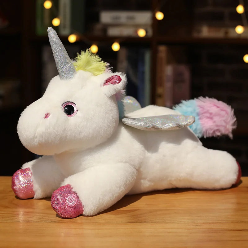 Oreiller Licorne Lumineux LED 38cm