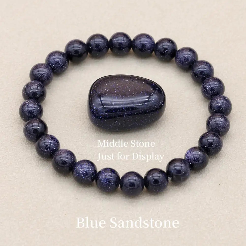 Bracelet Apatite Pierre Naturelle 8mm - Lithothérapie Unisexe