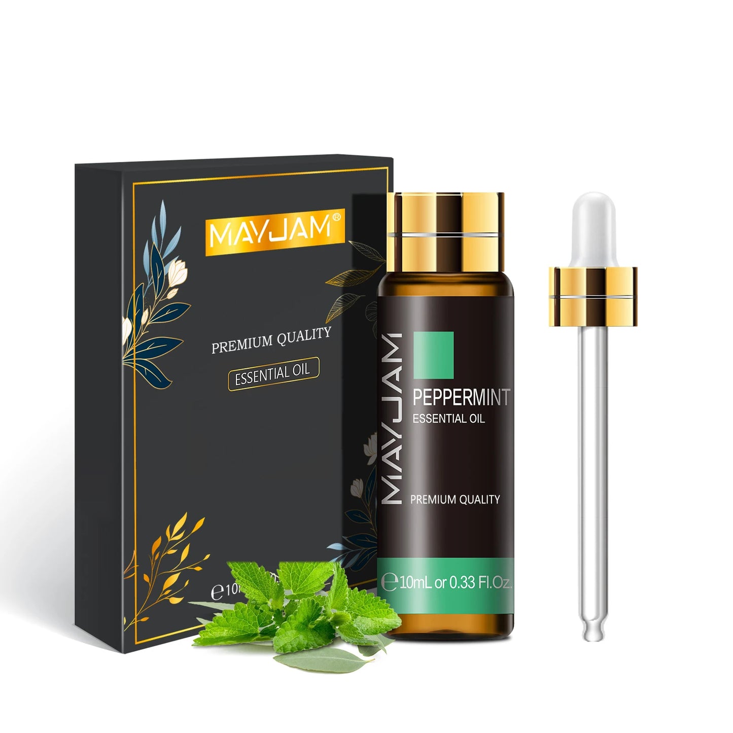 Huiles Essentielles Pures 10ml - Menthe Tea Tree Rose