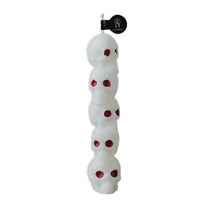 Bougie Halloween Crâne 3D Parfumée - Créez l'Ambiance la Plus Terrifiante