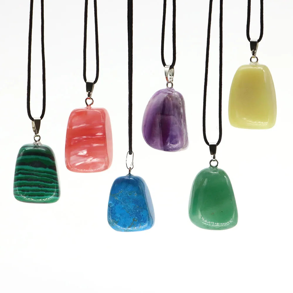 Pendentif Pierre Naturelle Reiki 30mm - Quartz Rose Aventurine